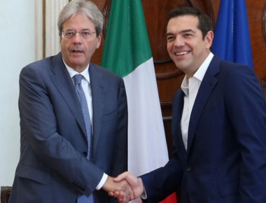 Συνάντηση Αλ.Τσίπρα με τον Ιταλό Πρωθυπουργό (φωτό)